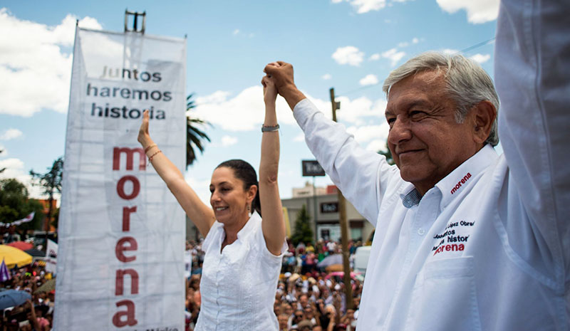 Momentos previos a la sucesión presidencial 2024 partido Morena